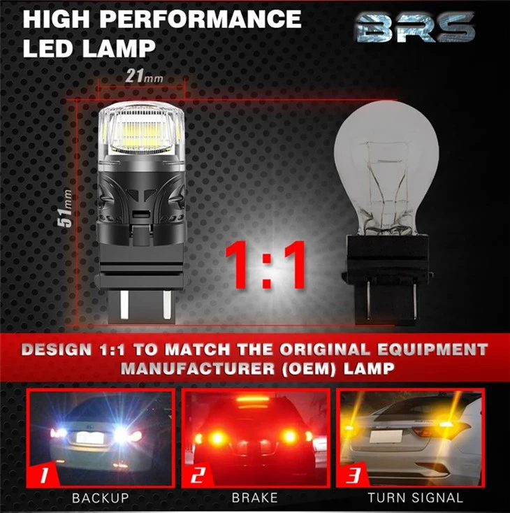 New Design Car Reversing Light BRS T15 W16W LED Turn Signal Lights